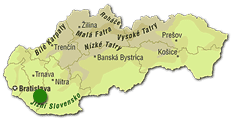Velký Meder mapa