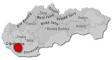 Velký Meder mapa